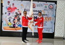 Pelepasan Atlet Menuju Popnas, Pj Gubernur Sulbar Motivasi Atlet Jaga Sportifitas , Harumkan Nama Sulbar