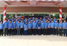 Sekwan DPRD Sulbar Hadiri Upacara peringatan Ulang Tahun (HUT) ke-52 Korps Pegawai Republik Indonesia (KORPRI)