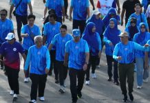 Dorong ETPD, Pemprov Sulbar Terapkan QRIS Pada Fun Walk Semarak KOPRI ke -52 Tahun