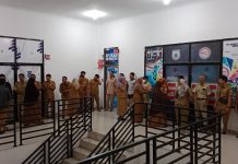 Hari Pertama Masuk Kerja Pasca Libur Lebaran, Dinas Kominfo Perss Ikut Apel Virtual dan Halal Bi Halal