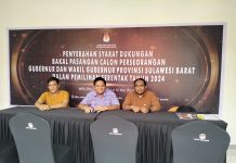 Masa Penyerahan Dokumen Calon Perseorangan Gubernur dan Wakil Gubernur di Sulbar, Telah Berakhir