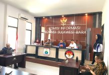 Tinjau Ruang Sidang KI Sulbar, Ketua Komisi Informasi Pusat Berkunjung ke Dinas Kominfo Perss Sulbar