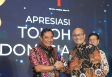 Menginspirasi Dalam Bidang Lingkungan dan Mitigasi Bencana, Pj Bahtiar Terima Penghargaan dari TEMPO