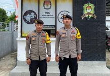 Pastikan Keamanan Setiap Tahapan Pilkada, Polresta Mamuju Jaga Ketat Kantor KPU Setiap Harinya