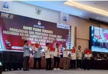 KPU Sulbar Gelar Rapat Pleno, Ini Dia Ke Empat Nomor Urut Paslon Gubernur dan Wagub Sulbar
