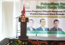 Hadiri Pelantikan HIPKA, Pj Bahtiar Dorong HIPKA Manfaatkan Potensi Alam Sulbar