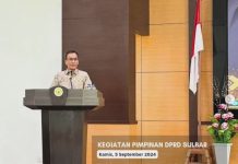 Wakil Ketua I DPRD Sulbar Usman Suhuriah Hadiri Rapat Koordinasi Akselerasi Penyelesaian Tindaklanjut Rekomendasi Hasil Pemeriksaan BPK RI