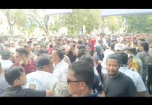 Simpatisan Dua Paslon Adu Jotos di Area Debat Calon Bupati Kab. Mamuju