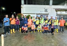 Antisipasi Banjir Rob, TRC BPBD Sulbar Lakukan Mitigasi di RS Bhayangkara Mamuju
