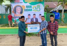 Pj. Gubernur Sulbar Bahtiar, Sumbang Dua Ekor Sapi Untuk Haul Agh Abdurrahman Ambo Dalle di Polman