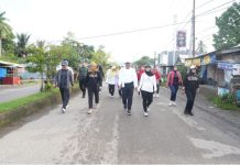 Pj. Gubernur Sulbar Bersama Ketua DPRD Sulbar dan Bupati Mateng Gelar Jalan Sehat dan Tanam Pohon
