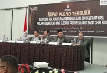 KPU Sulbar Tetapkan Hasil Rekapitulasi Suara Tingkat Provinsi, SDK-JSM Pemenang Pilgub Sulbar Periode 2024-2029