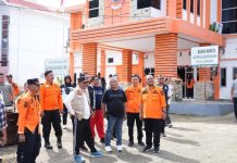 PJ Gubernur Bahtiar Lakukan Peletakan Batu Pertama Pembangunan Pusdalops BPBD Sulbar