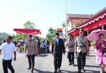Hadiri Upacara Penutupan Pendidikan Pembentukan Bintara Polri, Pj Gubernur Bahtiar: Syarat Membangun Sulbar Adalah Daerah Aman