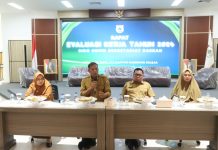 Karo Umum Sulbar Anshar Malle Pimpin Evaluasi Kinerja AKhir Tahun Biro Umum