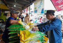 Kunker di Polman, PJ Gubernur Sulbar Bahtiar Bersama Pemkab Jalan Sehat dan Pantau Pasar