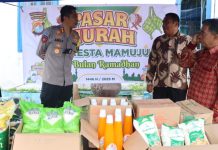 Kapolresta Mamuju Tinjau Pelaksanaan Pasar Murah, Polri Untuk Masyarakat