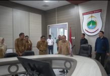 Hari Pertama Ngantor, SDK dan Wagub, Salim S Mengga Disambut ASN Pemprov Sulbar
