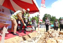 Gubernur Sulbar SDK Hadiri Ground Breaking Perumahan Bersubsidi Bagi PNPP Polda Sulbar