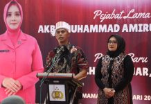 Kapolres Mamasa dianugerahi Passapu’ dalam acara Kenal Pamit