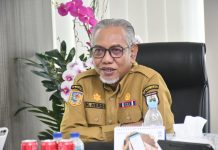 Bahas Efisiensi Anggaran, Plh Sekprov Herdin Ismail Rapat Bersama Sekda Se-Sulbar