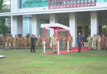 Apel Perdana Pasca Cuti Lebaran, Wagub : Tunjukkan ASN Sulbar Disiplin dan Bertanggung Jawab