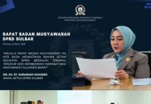 DPRD Sulbar Melalui Badan Musyawarah (Banmus) Menggelar Rapat Kerja Untuk Membahas Rencana Kerja DPRD