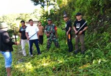 Pemdes Pangasaan Gelar Kegiatan Jum’at Bersih di Dua Titik