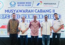 Hadiri Muscab II Wiswana Migas Subar, SDK Dorong Pembangunan Depo