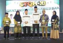 Penutupan STQH ke-XI, Wagub Sulbar Menggaungkan Kembali Kejayaan Islam Sulbar dan Beri Motivasi Peserta STQH