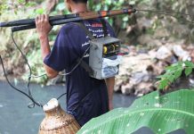 Kapolsek Tapalang, Himbau Warga Desa Lebani Segera Melaporkan jika ada Penangkapan Ikan Menggunakan Setrum Di Sungai