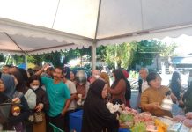 Pemprov Sulbar Gelar Gerakan Pangan Murah di Taman Karema Mamuju