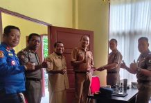 Bentuk Pelayanan Aktif, BKD Sulbar Antar Langsung SK Pensiun ke Satpol PP dan Damkar