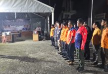 Penata Penanggulangan Bencana Ahli Muda BPBD Sulbar Berikan Arahan kepada Anggota Posko