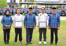 Upacara Hari Kesadaran Nasional Dirangkaikan Hari Desa, Gubernur Sulbar Tekankan Etika Pelayanan ASN