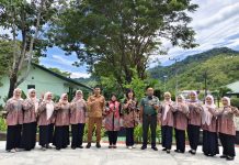 DKPPKB Sulbar Dampingi Penilaian Posyandu Matahari Korem 142 Tatag Mamuju pada Lomba Tingkat Nasional