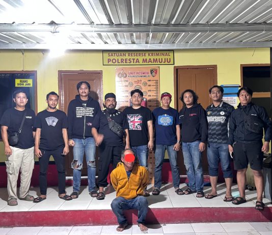 Terduga Pelaku Pelecehan seksual Anak Tiri Di Mamuju Berhasil Di Amankan Tim Resmob Polresta Mamuju.