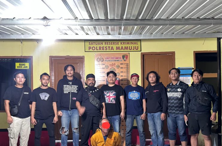 Terduga Pelaku Pelecehan seksual Anak Tiri Di Mamuju Berhasil Di Amankan Tim Resmob Polresta Mamuju.