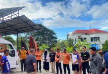 Kalaksa BPBD Sulbar Lepas TRC dan ASN untuk Persiapan Gladi Kesiapsiagaan di Polman