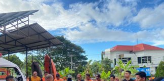 Kalaksa BPBD Sulbar Lepas TRC dan ASN untuk Persiapan Gladi Kesiapsiagaan di Polman