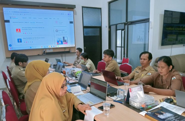 Kominfo Sulbar Gelar Coaching Klinik, Seragamkan Data Informasi Publik OPD