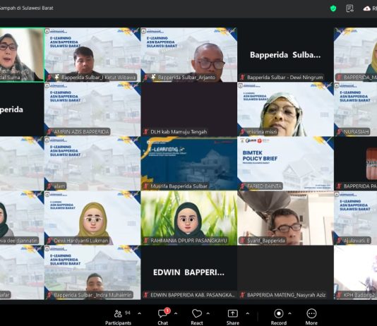 Pengelolaan Sampah Sulbar Masih Rendah, Bapperida Perkuat Sinergi Lewat E-Learning