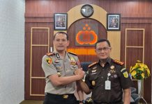 Perkuat Sinergi Penegakan Hukum, Kapolresta Terima Kunjungan Kajari Mamuju