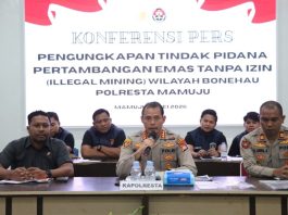 Beroperasi Tengah Malam, Tambang Emas Ilegal di Bonehau Digerebek Polresta Mamuju, Hasilkan 20 Gram Emas per Hari !