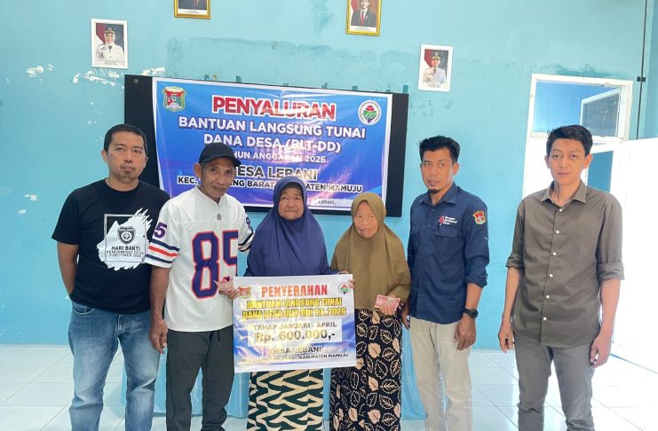 Wujud Kepedulian di Tengah Efisiensi Anggaran, 22 KPM Desa Lebani Terima BLT