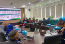 Jajaran Pemkesra Sulbar Ikuti Rapat Rekonsiliasi Data Peserta BPJS Kesehatan Penerima Bantuan Iuran PBPU