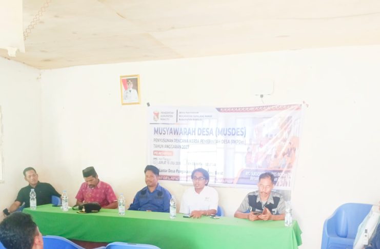 Pemdes Pangasaan Gelar Musyawarah Penyusunan RKP Desa Tahun Anggaran 2027, Wujudkan Perencanaan Pembangunan yang Partisipatif dan Berkualitas