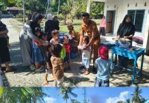 Tekan Angka Stunting Sejak Dini, Pemdes Lebani Salurkan Makanan Tambahan untuk Balita dan Ibu Hamil