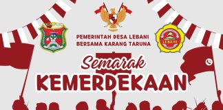 Bangun Solidaritas Warga, Pemdes Lebani Gandeng Karang Taruna Sukseskan Semarak HUT ke-81 RI