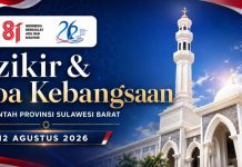 Pemprov Sulbar Gelar Zikir dan Doa Kebangsaan, Perkuat Semangat Kemerdekaan dan Persatuan